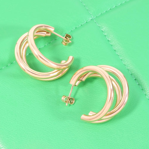 Gold-tone stainless steel finished jewellery