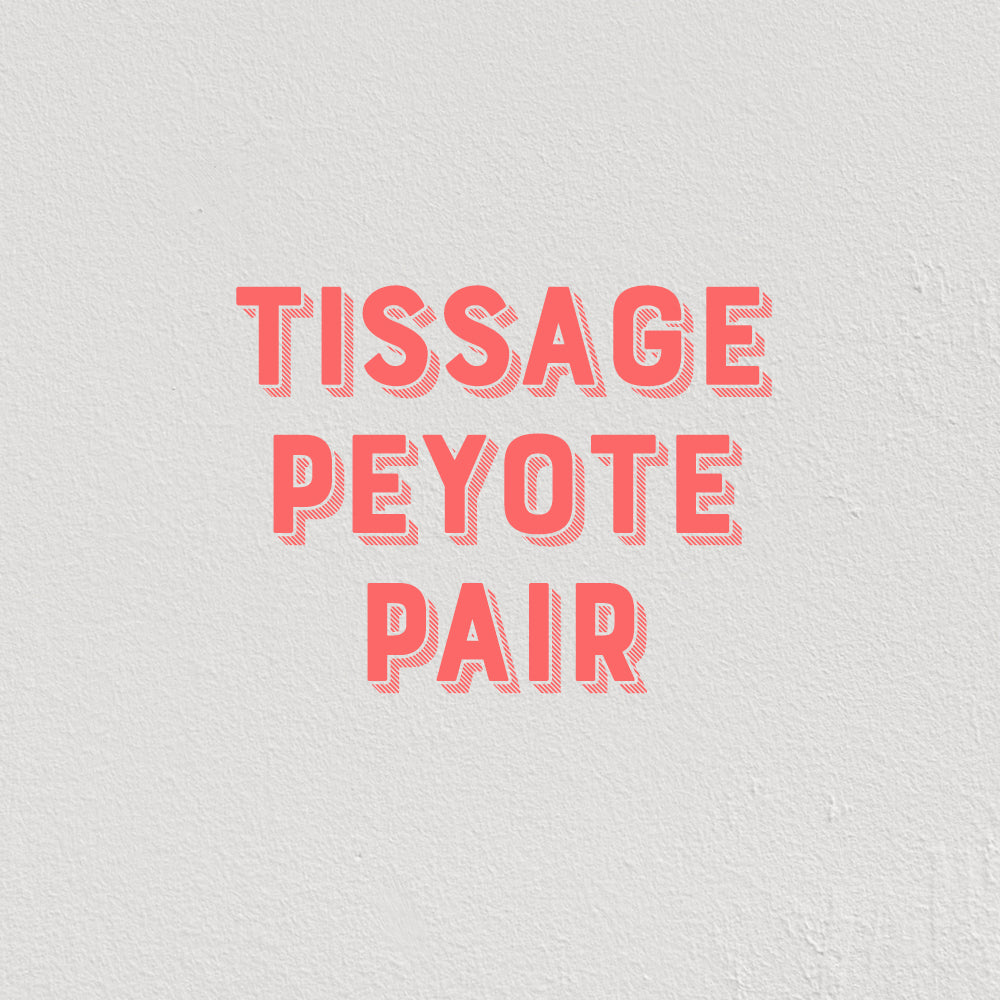 Tissage Peyote pair simple