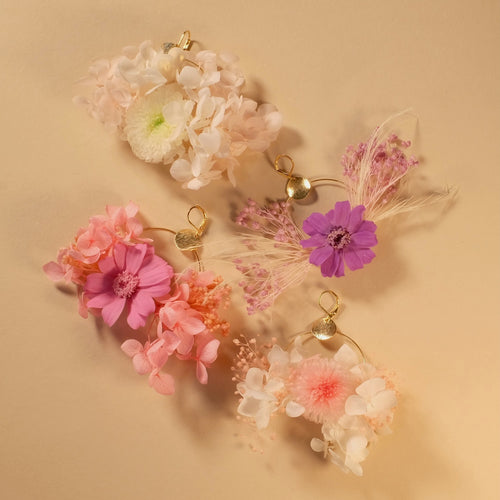 Atelier poétique - Boucles en fleurs éternelles