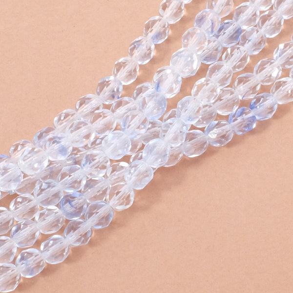 25 Perles Facettées De Bohême 6mm - Grenat AB - Marque Preciosa - Livraison Gratuite