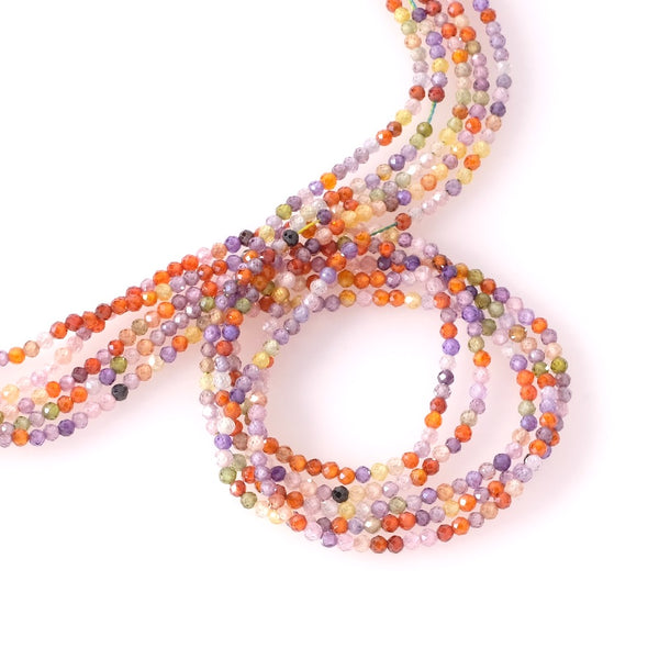 Intercalaire Rond Avec Oxyde De Zirconium 8 Mm - Rhodié - Crystal X1