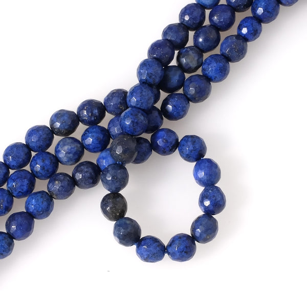 10 Perles Lapis Lazuli Rondelles Facettées 3x2mm - Neuf, Pour Bijoux DIY - EAN 4558550090355