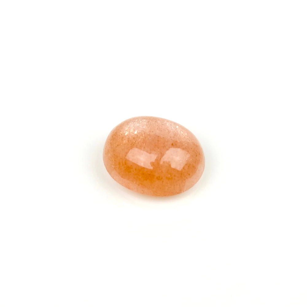 Cabochon pierre naturelle Ovale 8 x 10mm Feldspar Moonstone Peach