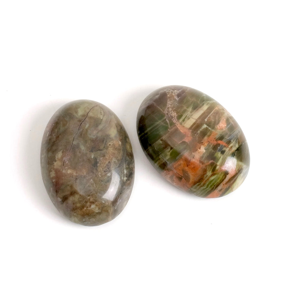 Cabochon pierre naturelle Ovale 13 x 18mm Rodhonite