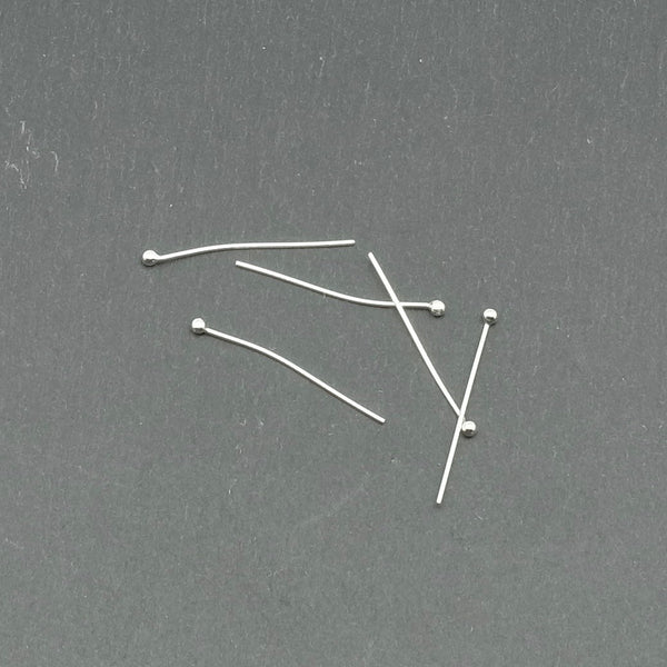 My-Bead 40 pièces boule tiges clous tête 20mm Argent 925 hypoallergénique Boule epingle rond pour la création de bijoux DIY My-Bead 40 pièces boule tiges clous tête 20mm Argent 925 hypoallergénique Boule epingle rond pour la création de bijoux DIY