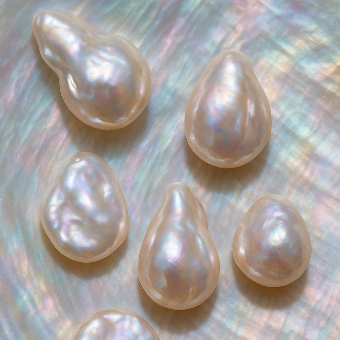 Perles baroques d'eau douce