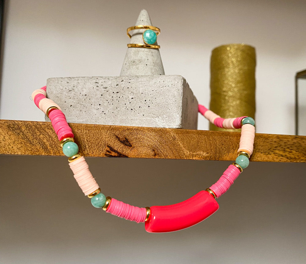 Tendance et Coloré : Le Collier Choker Perles Heishi à l'Infini !
