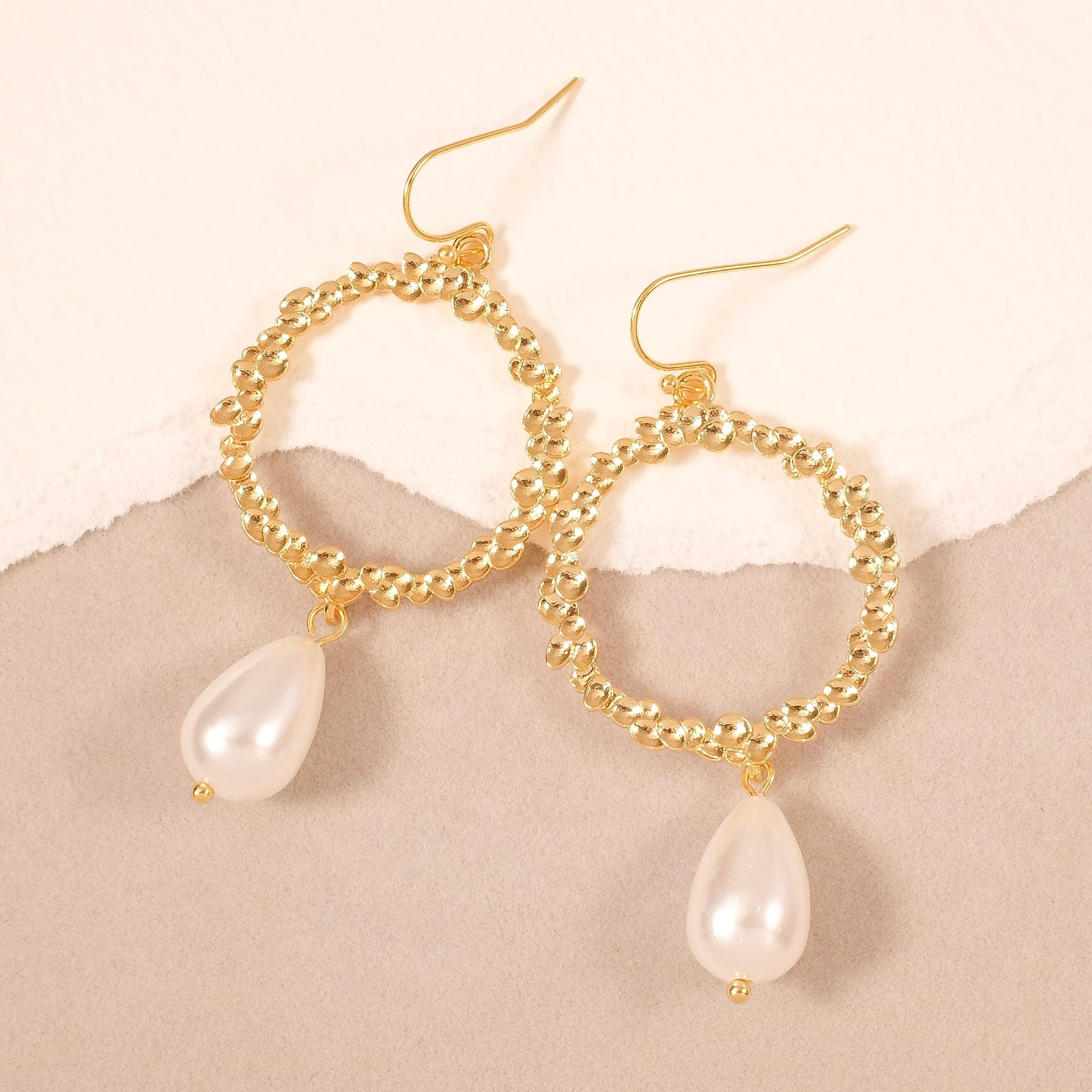 Boucles d'oreilles couronne végétale