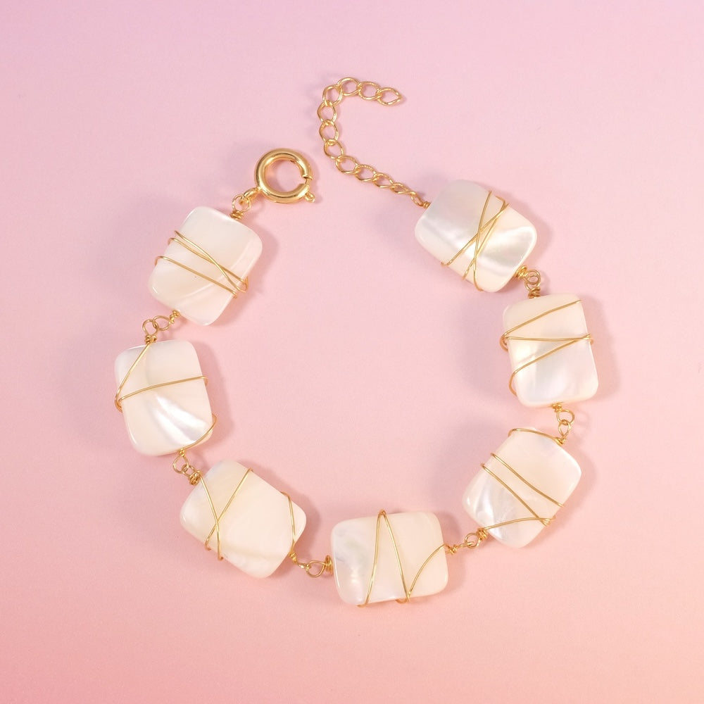 Bracelet Wrapping nacre