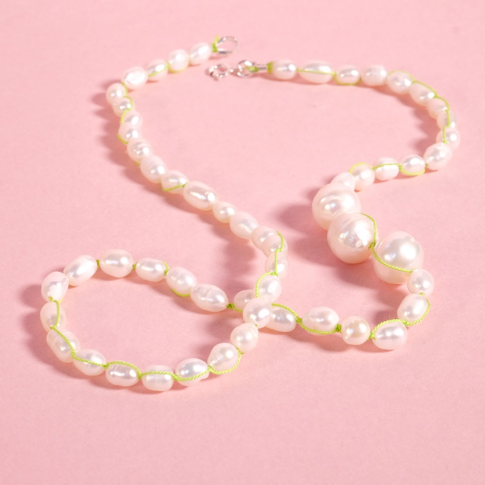 Collier Nacre Neon Twist