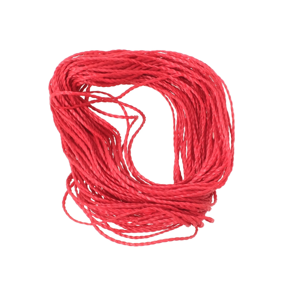 10 Mètres de fil ciré Linhasita 1mm pour micro macramé - Bordeaux Lie de vin