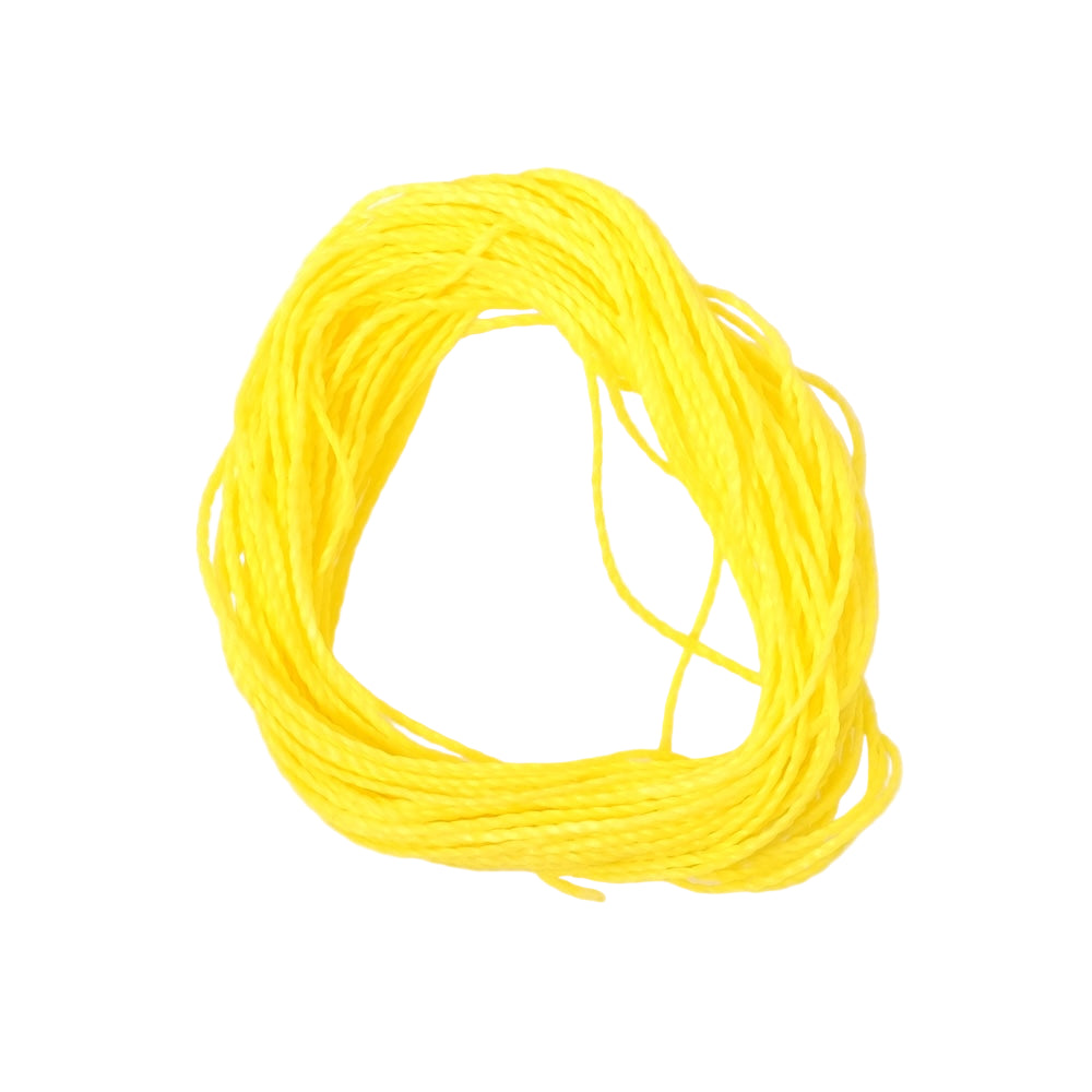 10 Mètres de fil ciré Linhasita 1mm pour micro macramé - Citron