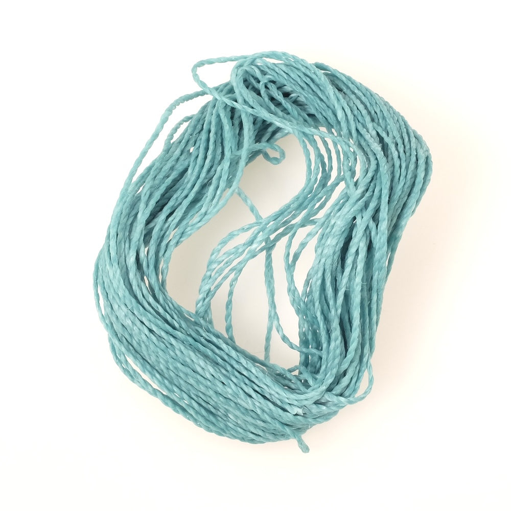 10 Mètres de fil ciré Linhasita 1mm pour micro macramé - Jade