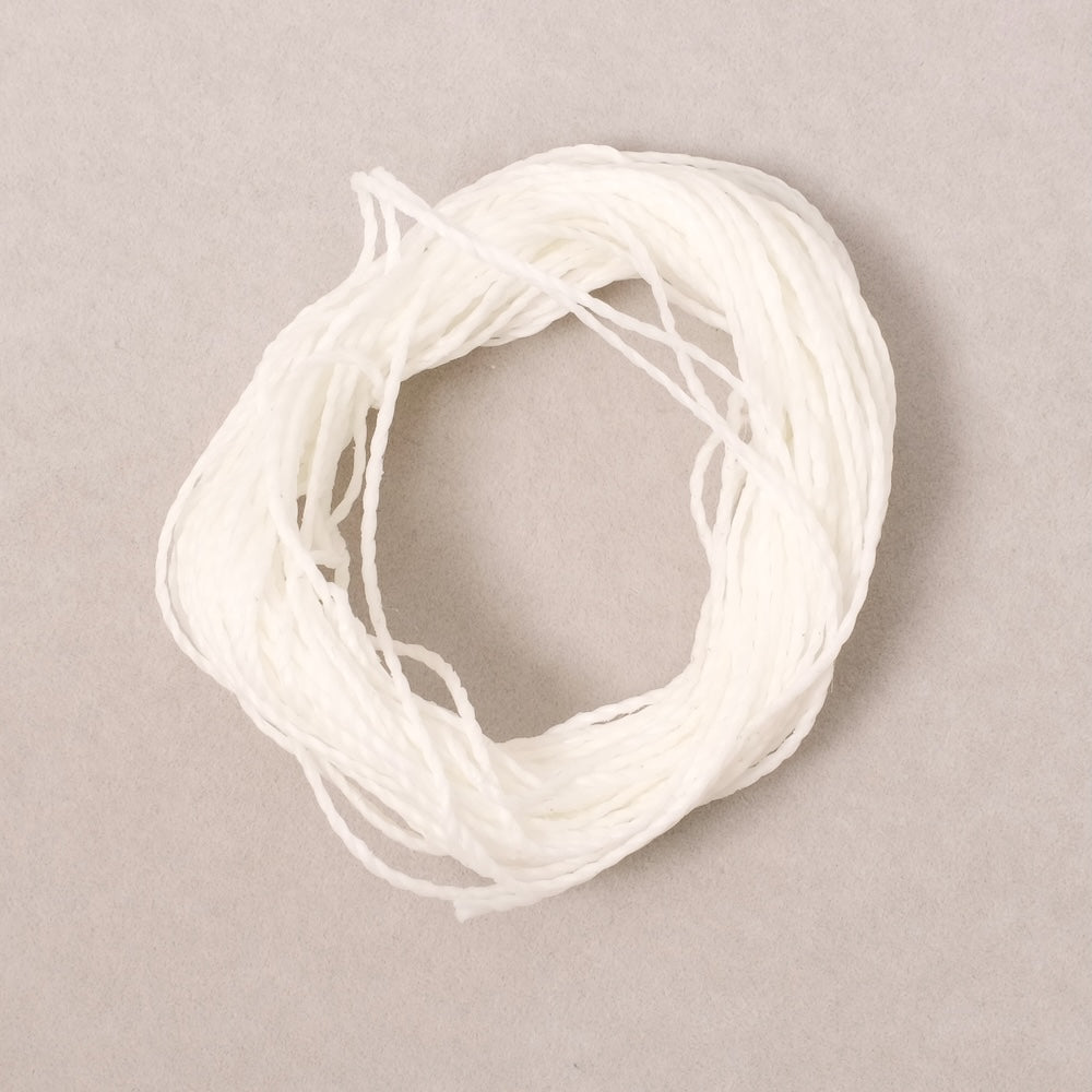 10 Mètres de fil ciré Linhasita 1mm pour micro macramé - NAT