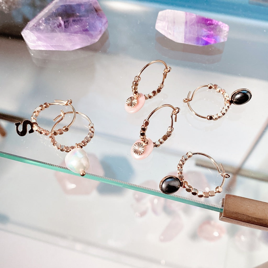 Exemple de création : Mini Hoops – tuto Perles Corner