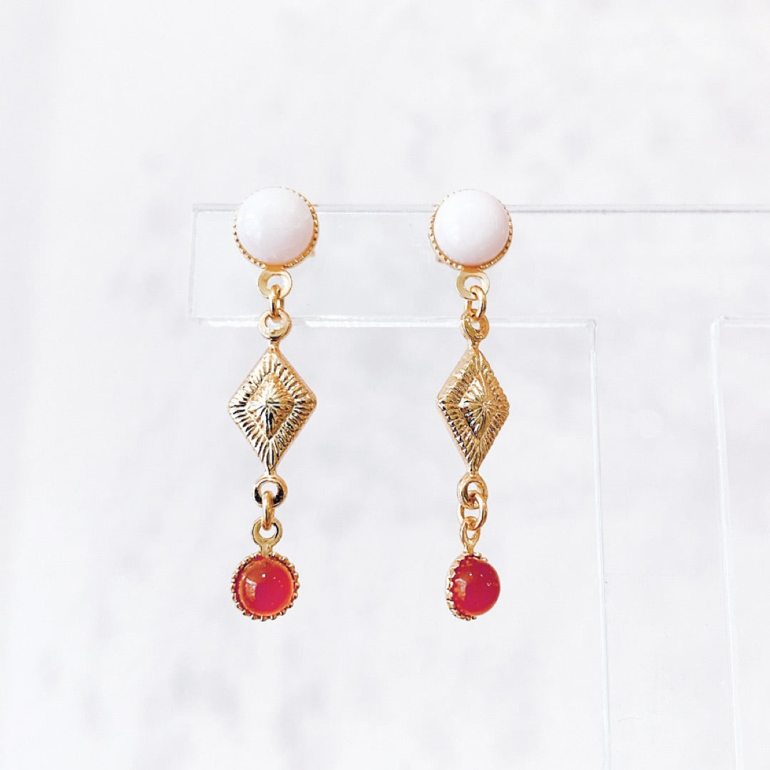 Exemple de création : Boucles Cath – tuto Perles Corner