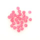 Fil de perles rondes facettées roses en Rhodochrosite.