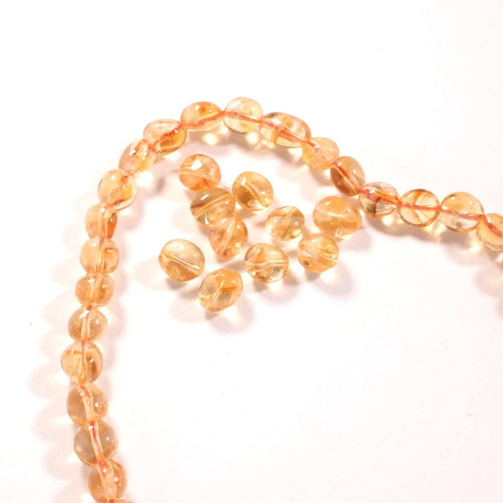 6 perles rondes irrégulières 