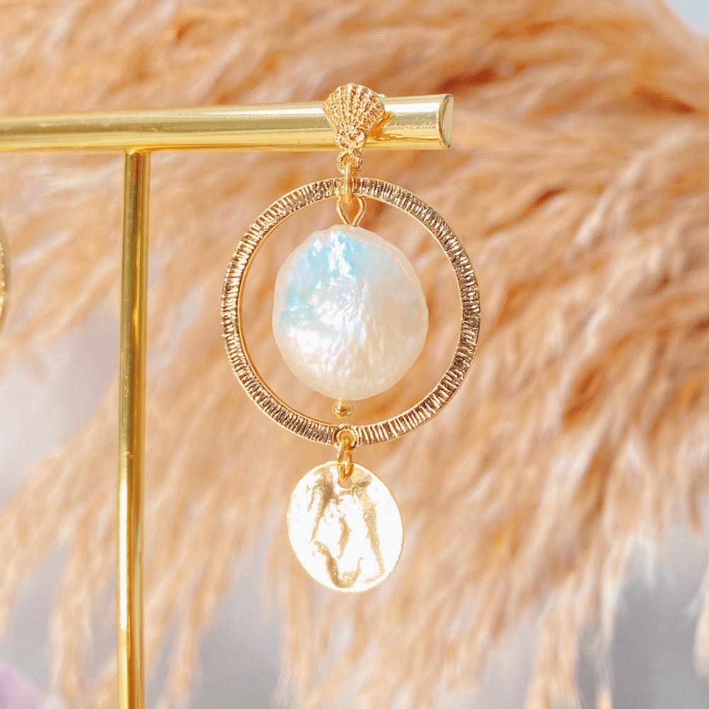 Exemple de création : Boucles Nolwenn – tuto Perles Corner