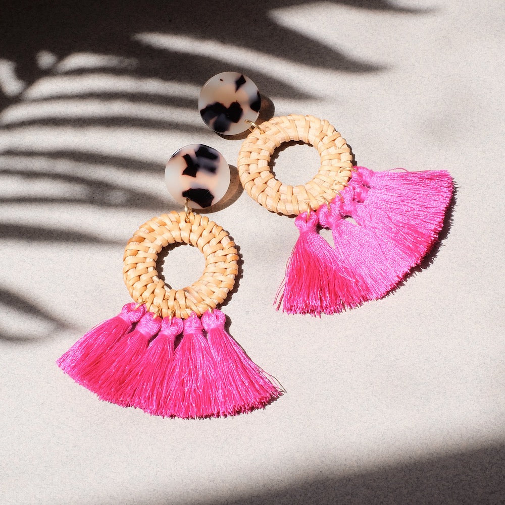 Exemple de création : Boucles d'oreilles Palma – tuto Perles Corner
