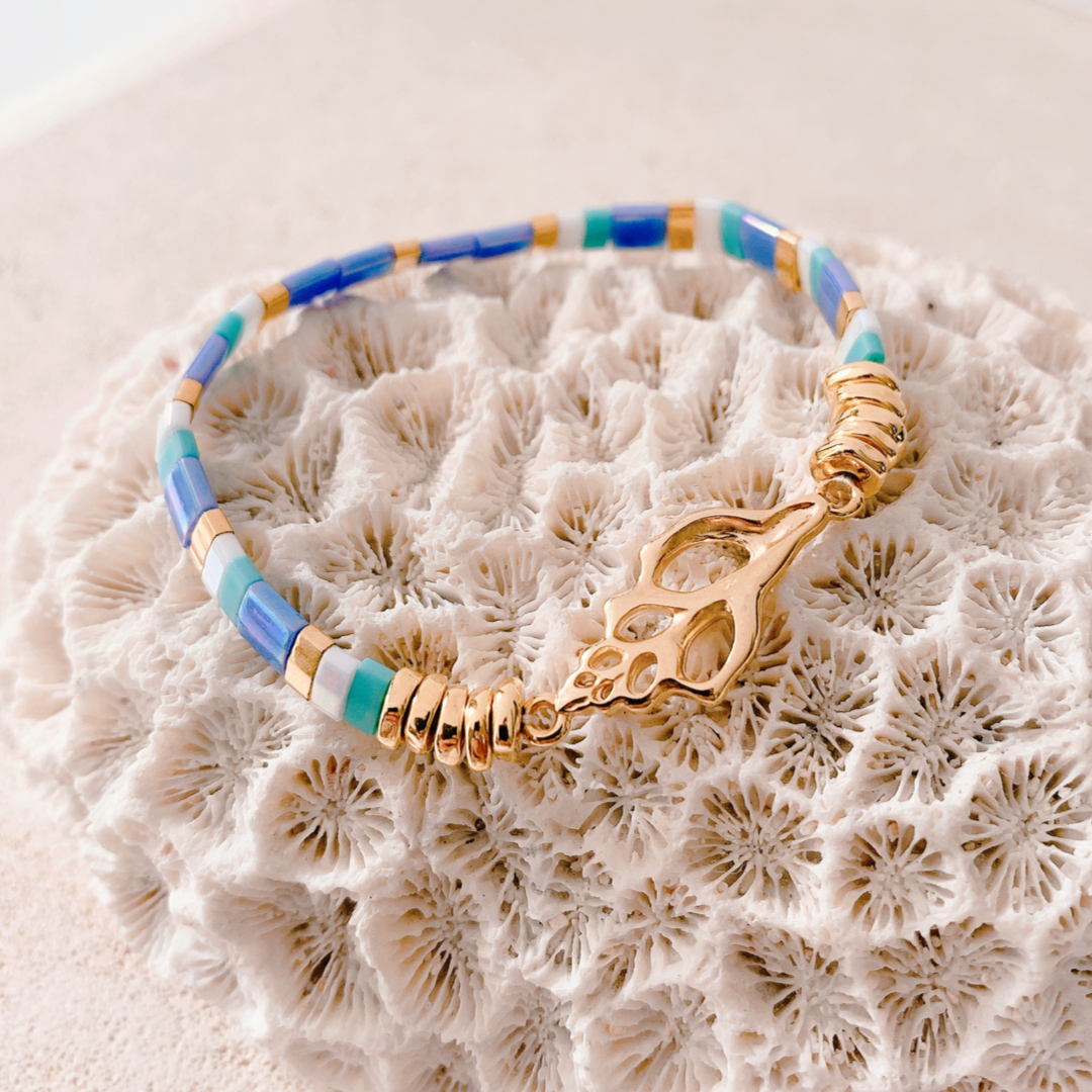 Exemple de création : Bracelet plage – tuto Perles Corner