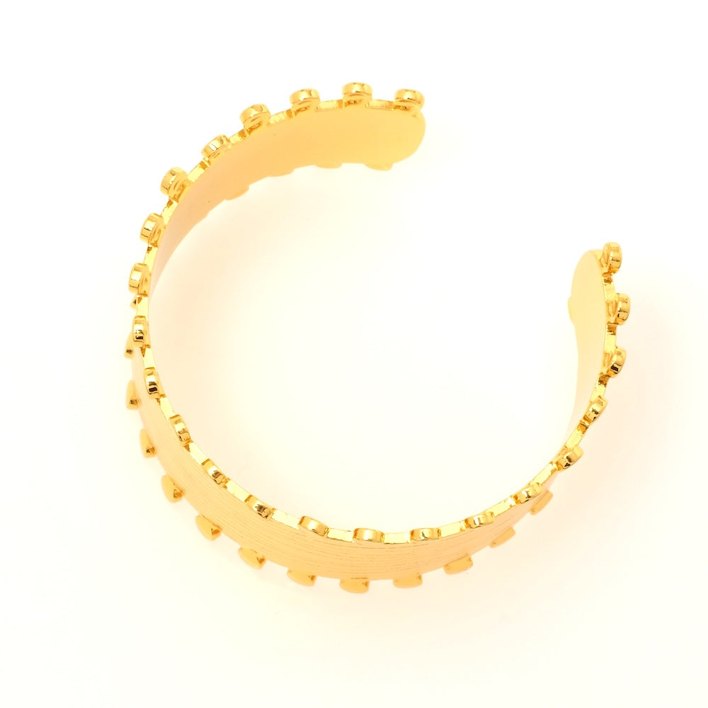 Bracelet jonc en acier inoxydable 304 Doré 18K