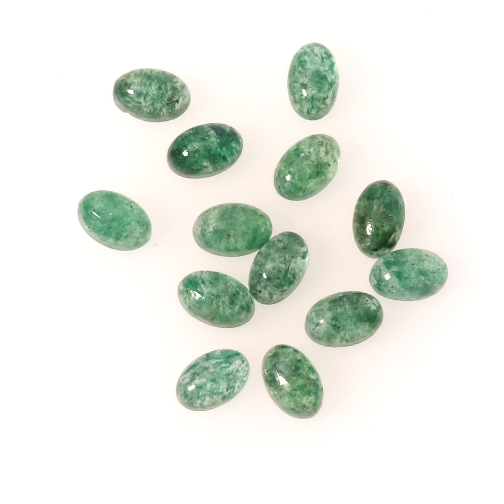 Cabochon en pierre naturelle Ovale 6 x 4mm Aventurine