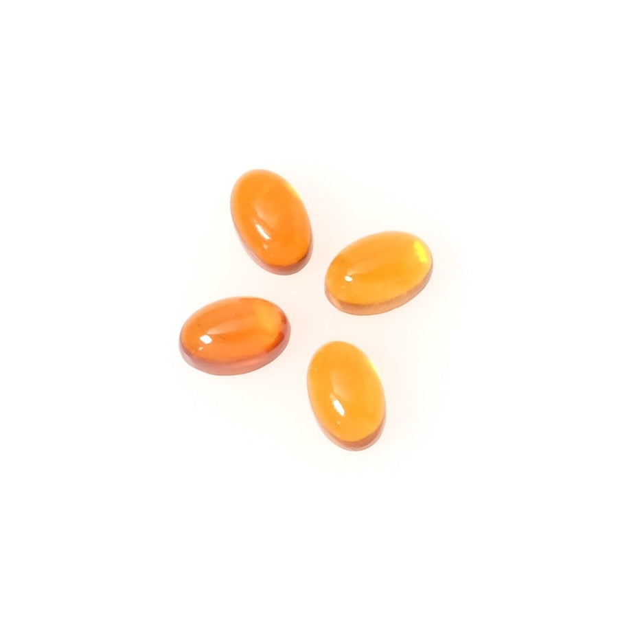 Cabochon en pierre naturelle Ovale 6 x 4mm Citrine Madère