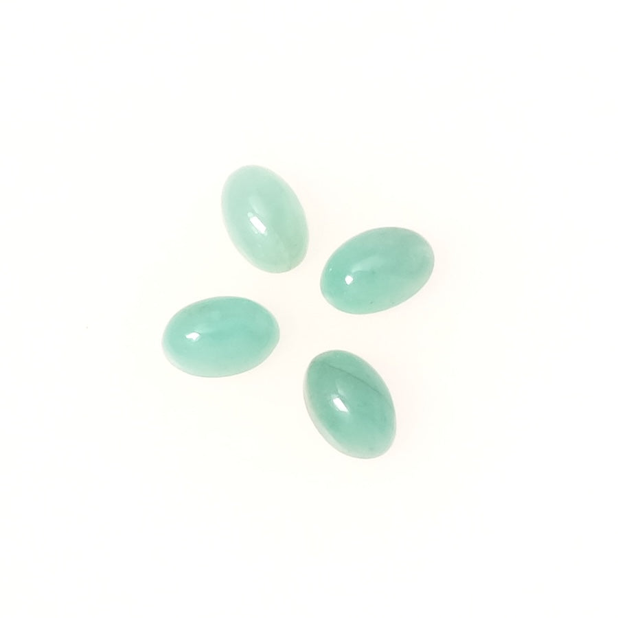 Cabochon en pierre naturelle Ovale 6 x 4mm Emeraude