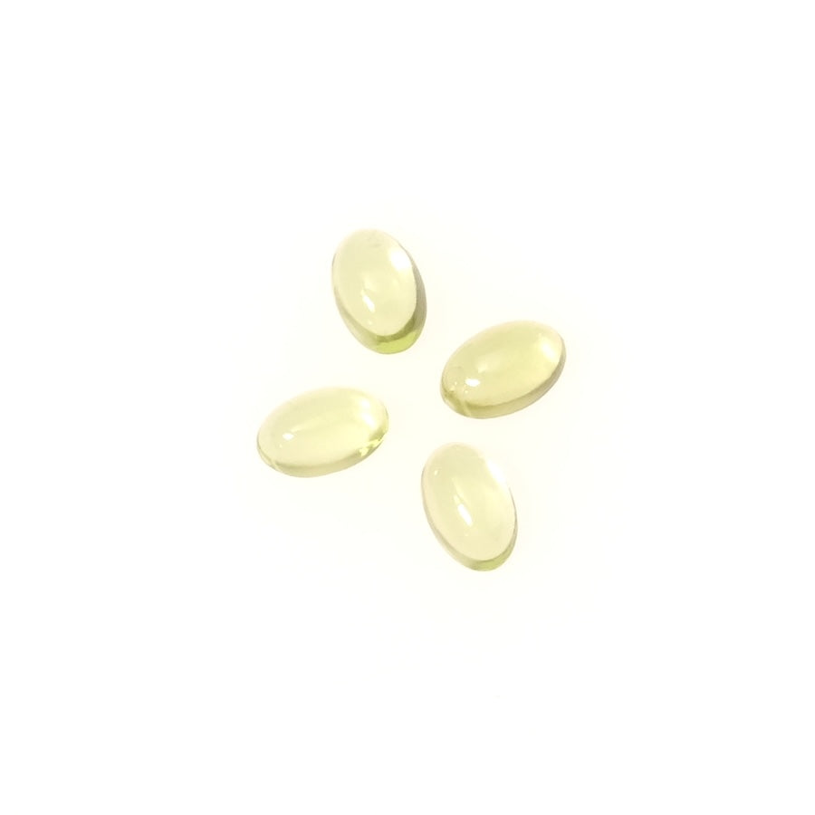 Cabochon en pierre naturelle Ovale 6 x 4mm Péridot