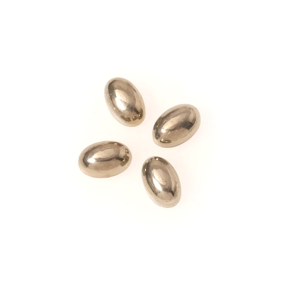 Cabochon en pierre naturelle Ovale 6 x 4mm Pyrite