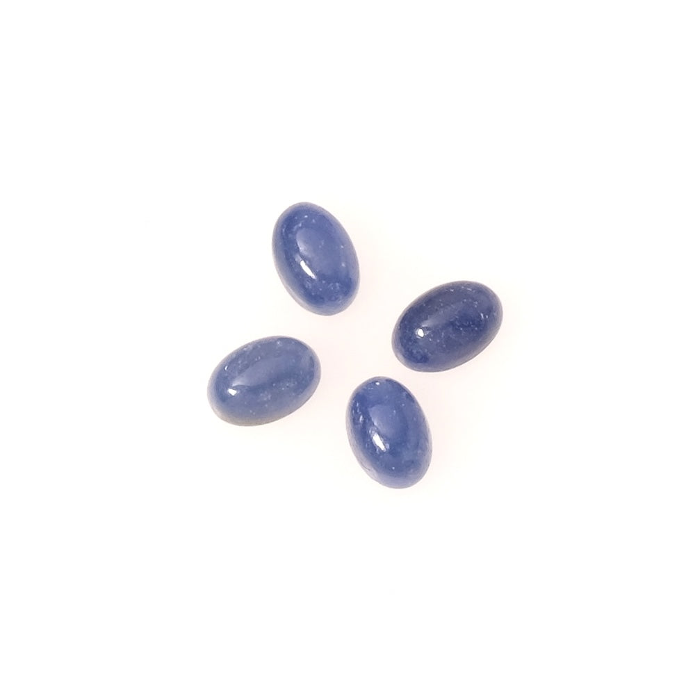 Cabochon en pierre naturelle Ovale 6 x 4mm Saphir