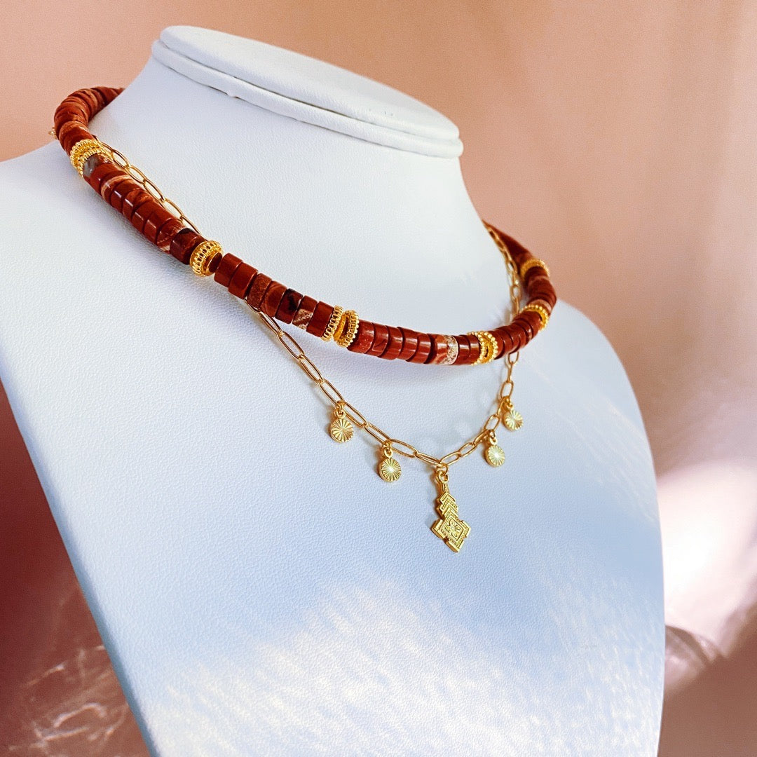 Exemple de création : Mix and match de colliers – tuto Perles Corner