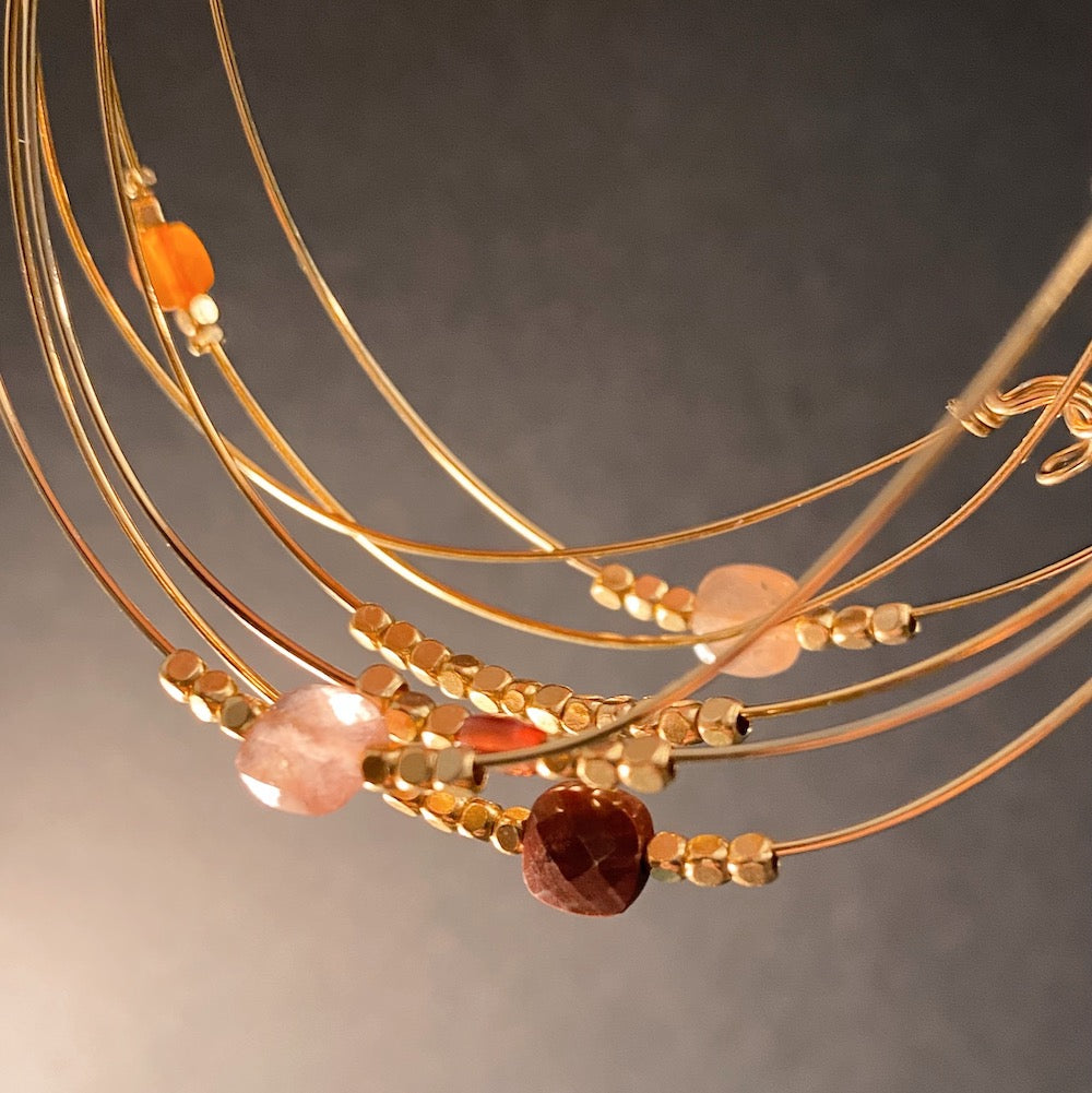 Exemple de création : Bracelet semainier cristal – tuto Perles Corner