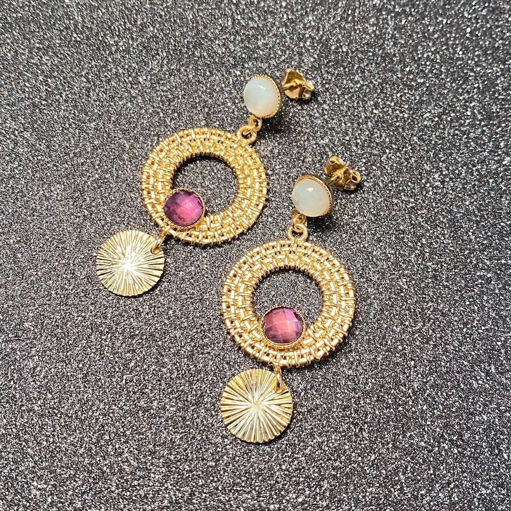 Exemple de création : Boucles Julia – tuto Perles Corner
