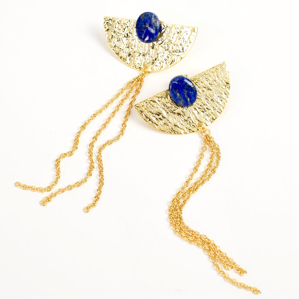 Exemple de création : Boucles Céleste – tuto Perles Corner