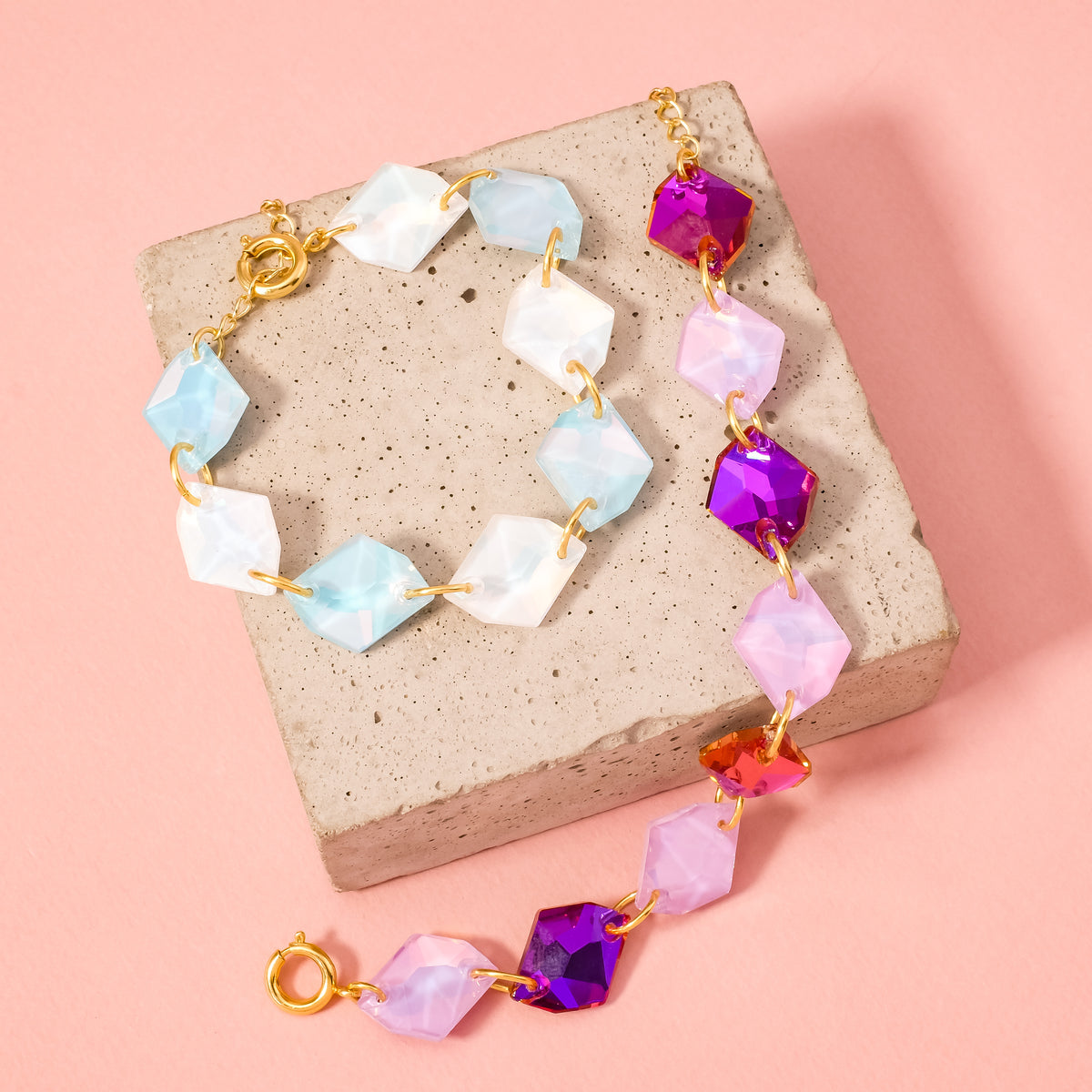 Exemple de création : Bracelet Lumi – tuto Perles Corner