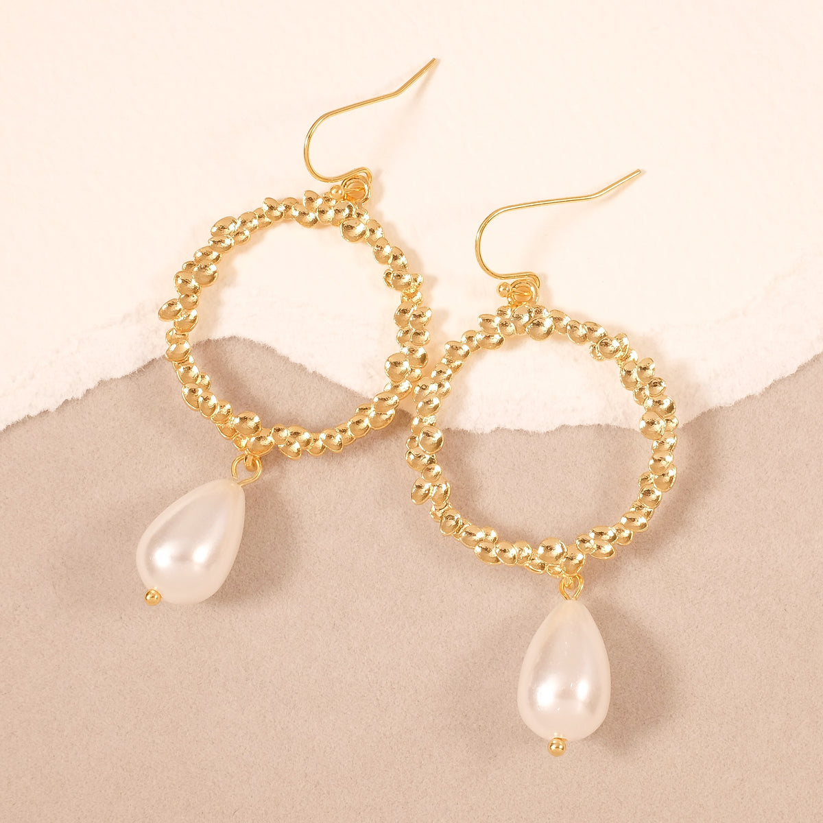Exemple de création : Boucles d'oreilles couronne végétale – tuto Perles Corner