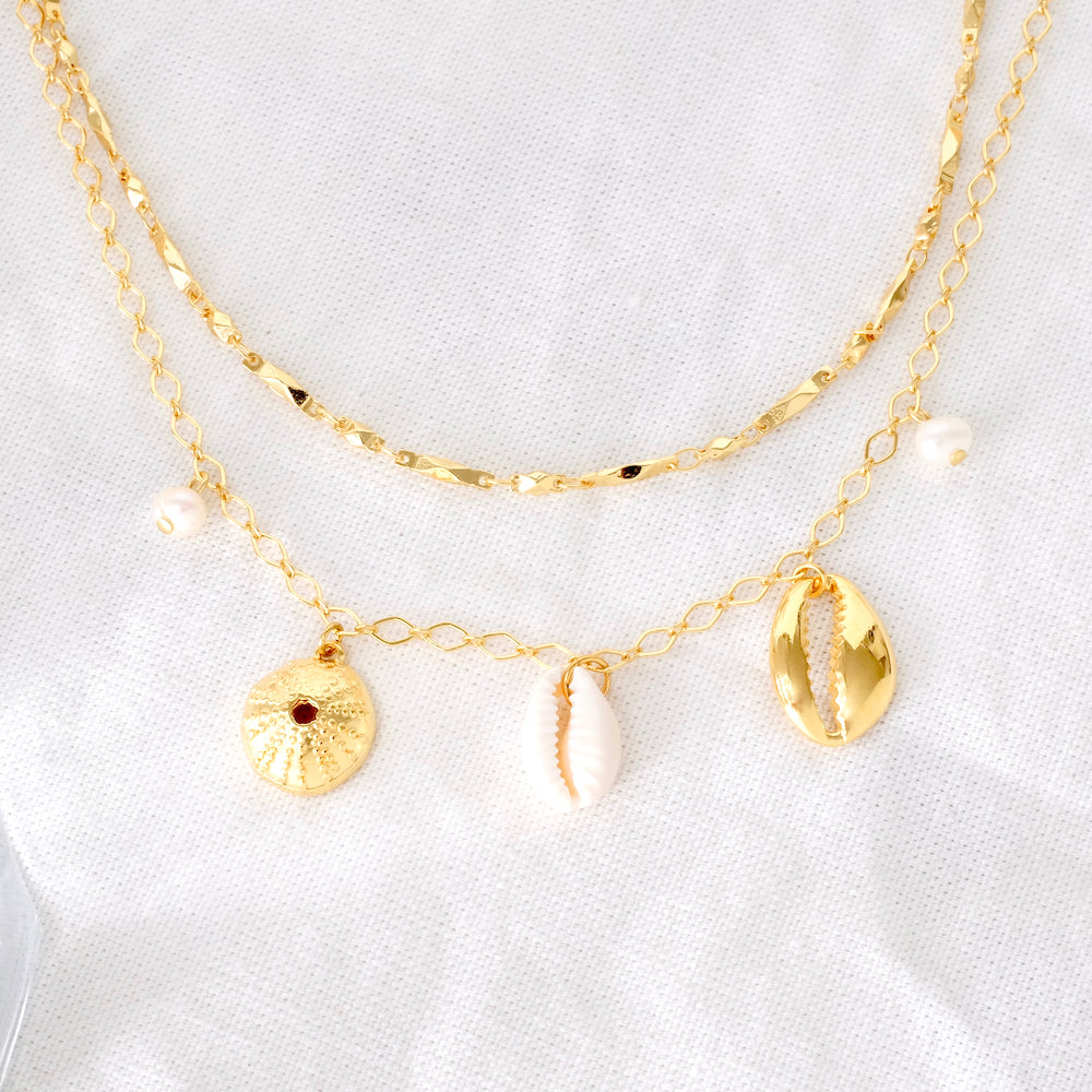 Exemple de création : Collier French Riviera – tuto Perles Corner