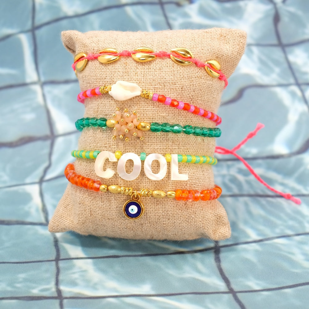 Exemple de création : Bracelets de l'été - Bracelets d'amitié – tuto Perles Corner