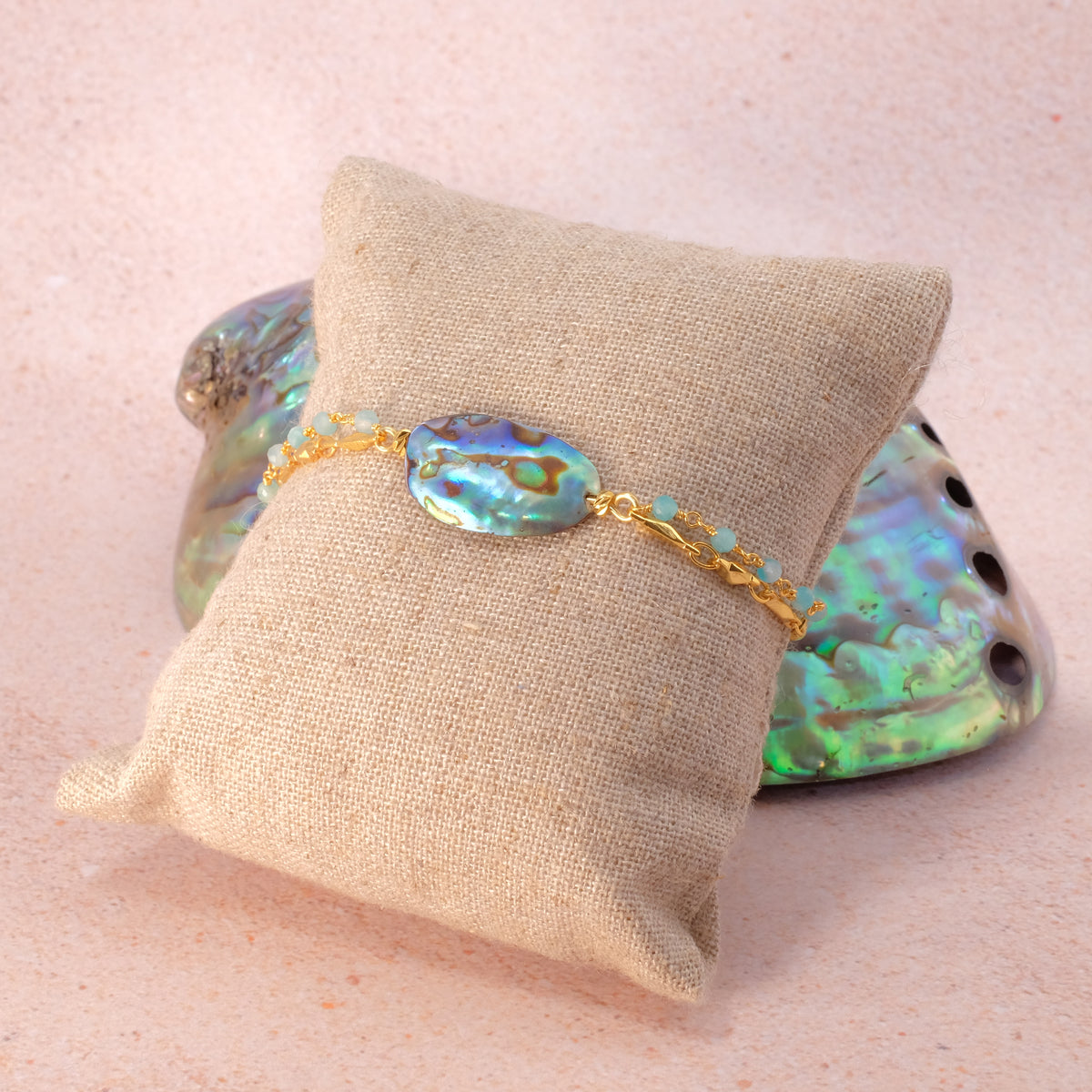 Exemple de création : Bracelet de plage Abalone – tuto Perles Corner