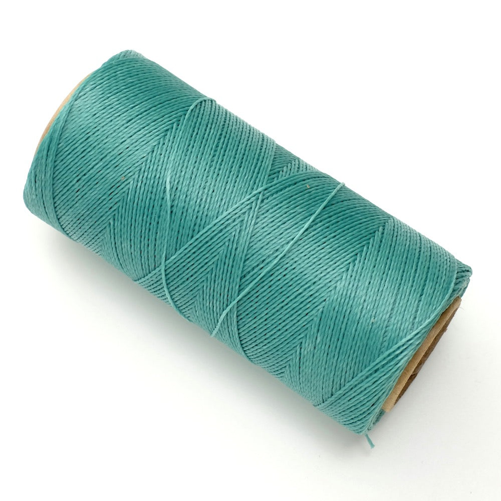 10 mètres de fil ciré Linhasita 0,5mm pour micro macramé - Jade