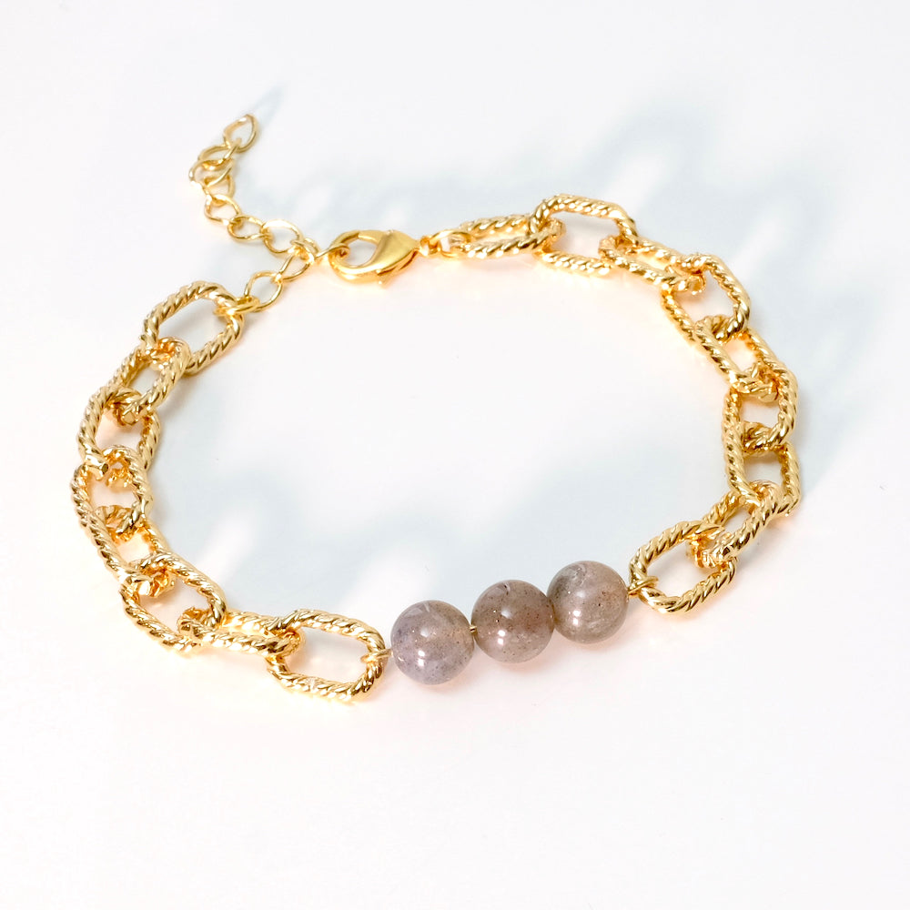Exemple de création : Bracelet Maille XL – tuto Perles Corner