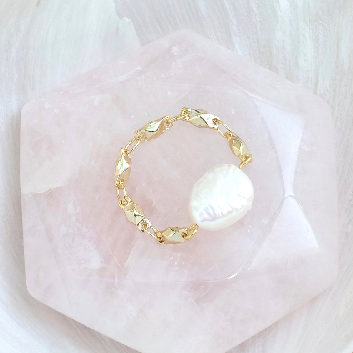 Exemple de création : Bague Colette – tuto Perles Corner