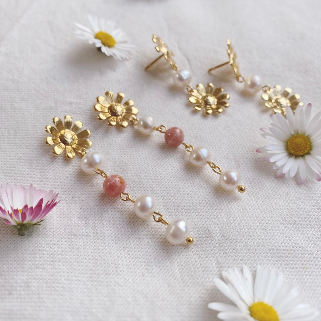Exemple de création : Daisy – tuto Perles Corner