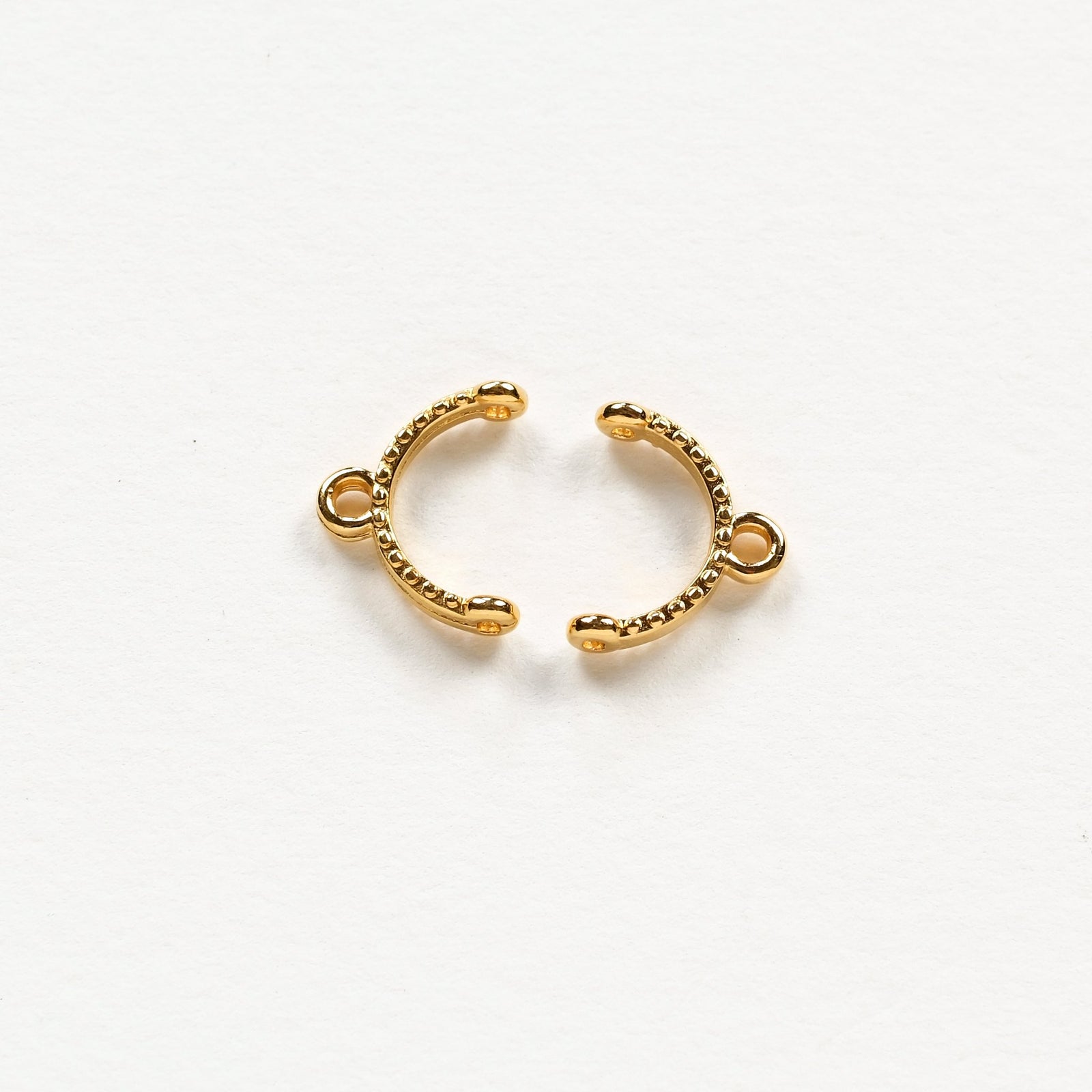 2 embouts arceaux Cymbal pour Miyuki Délica 11/0, doré à l'or fin 24K