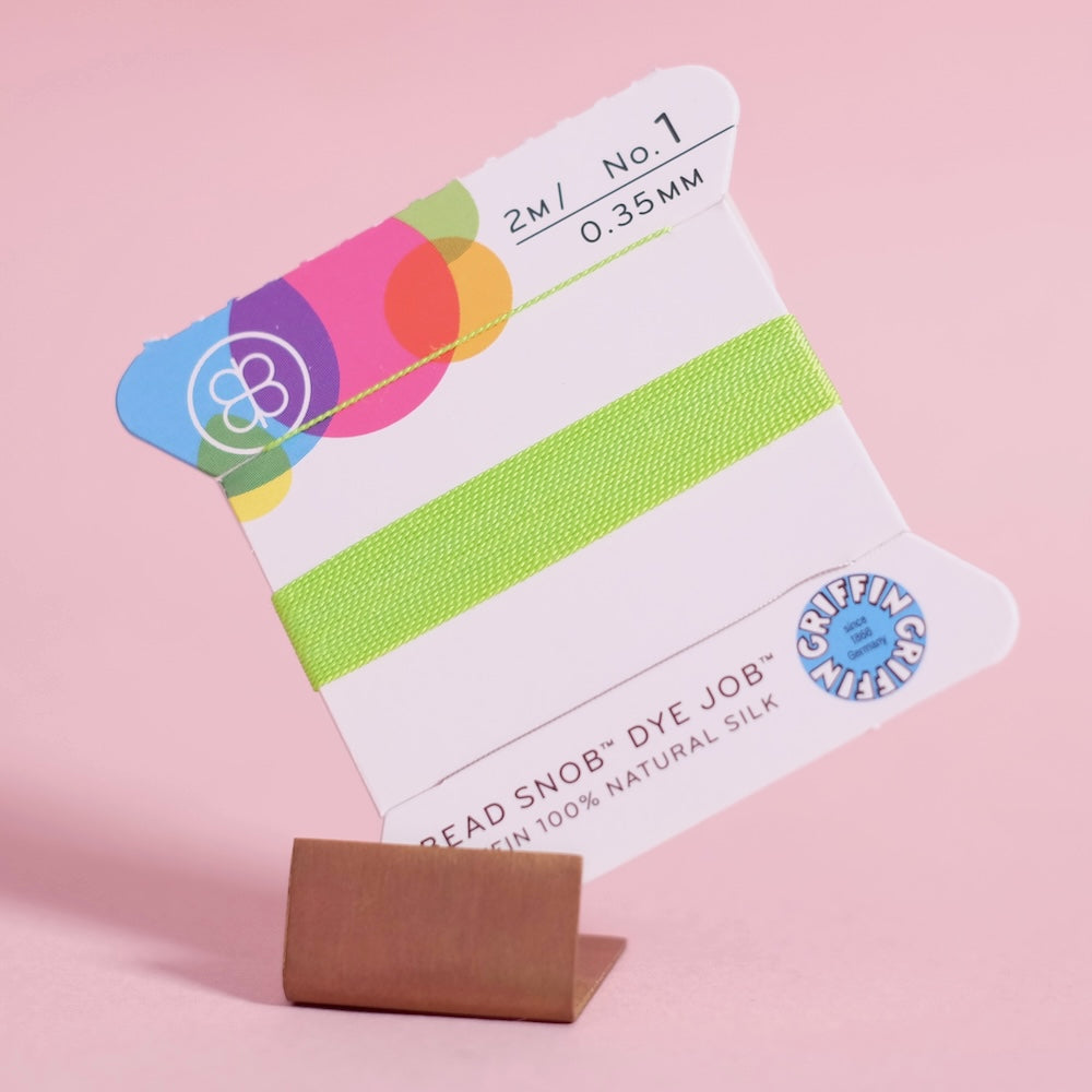 Fil de soie naturelle Griffin Vert fluo