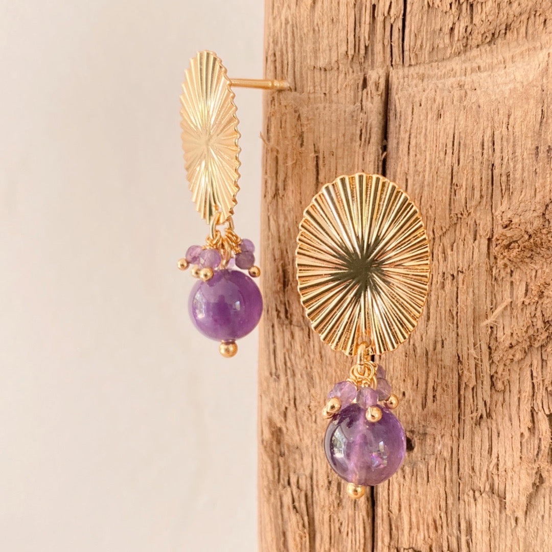 Exemple de création : Boucles Fanny – tuto Perles Corner