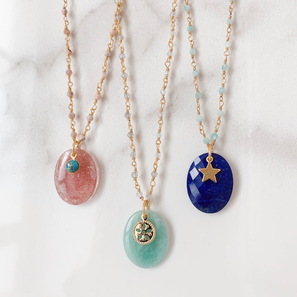 Exemple de création : Colliers Mix & Match – tuto Perles Corner