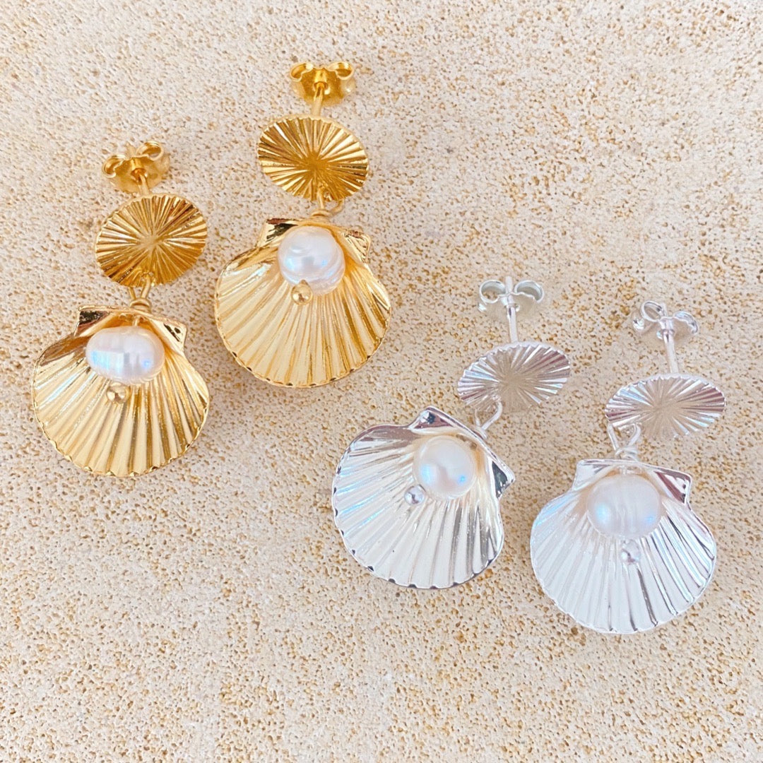 Exemple de création : Boucles Mermaid – tuto Perles Corner